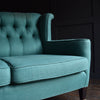 Elegant Edwardian Wingback Two Seat Sofa and Armchair. Upholstery Inclusive.