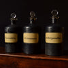 Three 18th Century Hand Blown Apothecary Bottles.